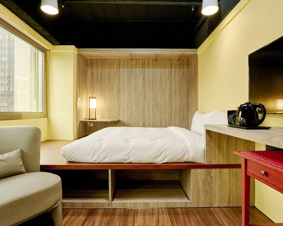 Imagen de la habitación del Hotel Bon Hotel Taipei. Foto 12