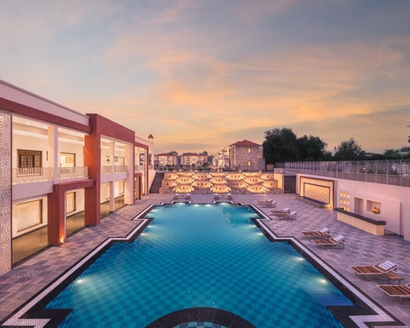 Imagen de la piscina del Hotel Bookmark Resort Jogi Mahal Ranthambore. Foto 15