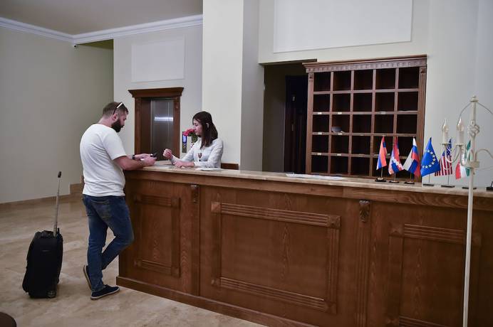 Imagen de los interiores del Hotel Boulevard, Erev&aacute;n. Foto 19