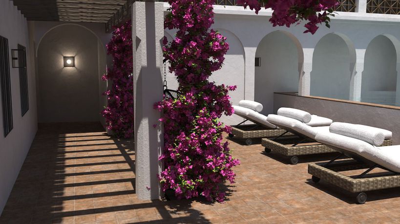 Imagen de la piscina del Hotel Boutique Casona de los Rebolledo. Foto 7