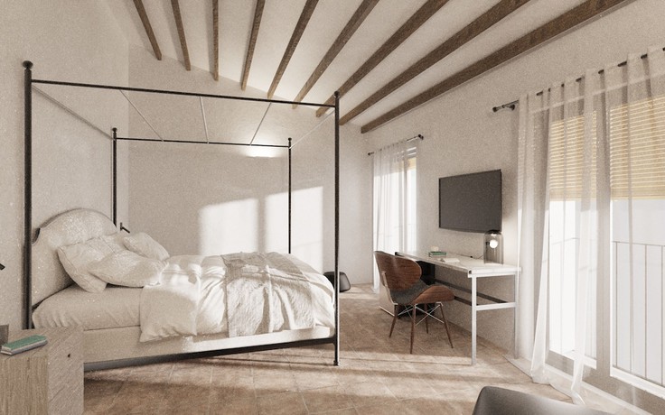 Imagen de la habitación del Hotel Boutique Casona de los Rebolledo. Foto 5