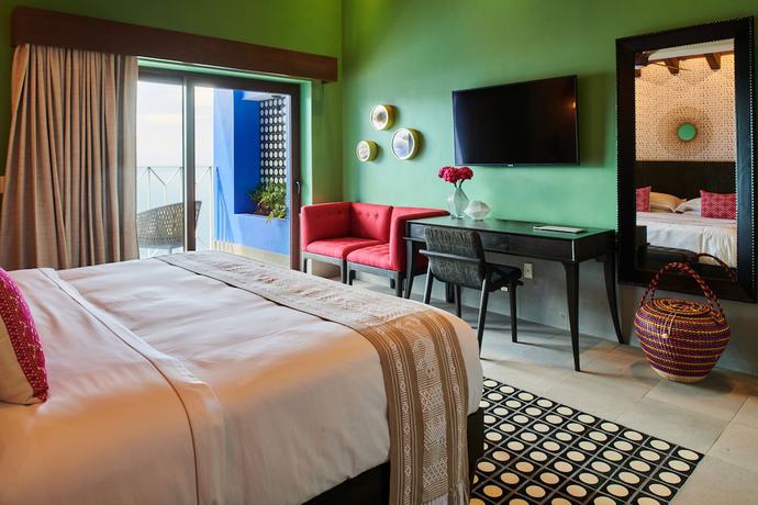 Imagen de la habitación del Hotel Boutique Luxury Patio Azul. Foto 12