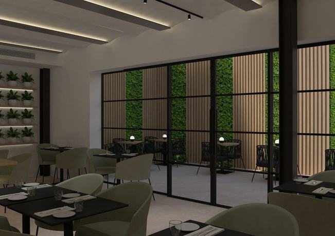 Imagen del bar/restaurante del Hotel Boutique Petit Montisión. Foto 3