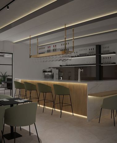 Imagen del bar/restaurante del Hotel Boutique Petit Montisión. Foto 4