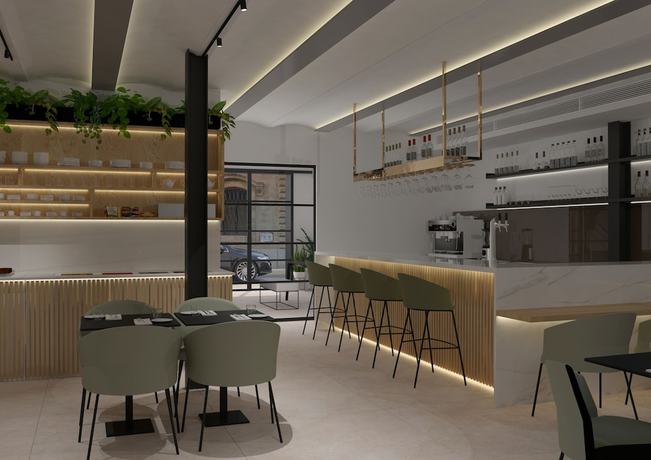 Imagen del bar/restaurante del Hotel Boutique Petit Montisión. Foto 5