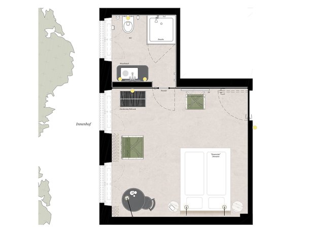 Imagen de la habitación del Hotel Boutique and Design Volkshaus Basel. Foto 7