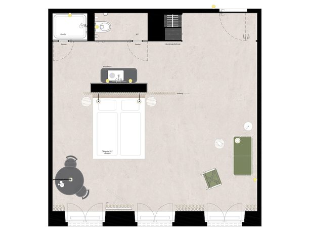 Imagen de la habitación del Hotel Boutique and Design Volkshaus Basel. Foto 9