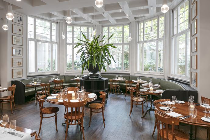 Imagen del bar/restaurante del Hotel Boutique and Design Volkshaus Basel. Foto 5