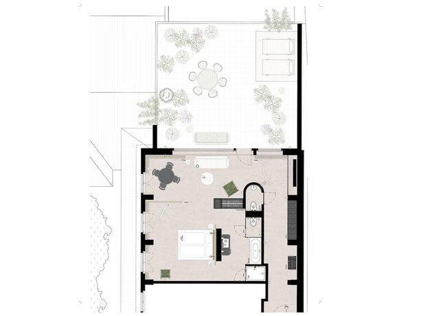 Imagen de la habitación del Hotel Boutique and Design Volkshaus Basel. Foto 10