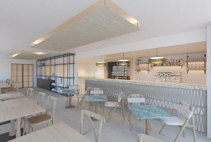 Imagen del bar/restaurante del Hotel Boutique and Spa Las Mimosas Ibiza. Foto 2