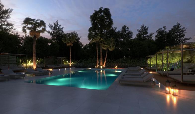 Imagen de la piscina del Hotel Boutique and Spa Las Mimosas Ibiza. Foto 6