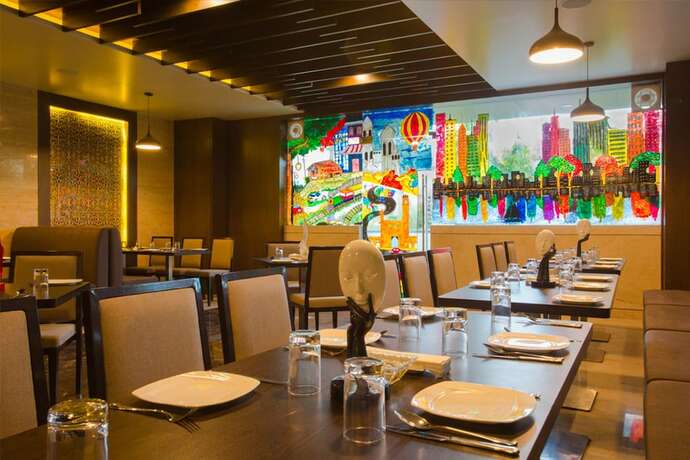 Imagen del bar/restaurante del Hotel Bravia Ajmer. Foto 2