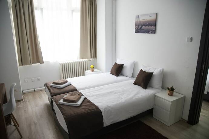 Imagen de la habitación del Hotel Bridge Apart Belgrade. Foto 12