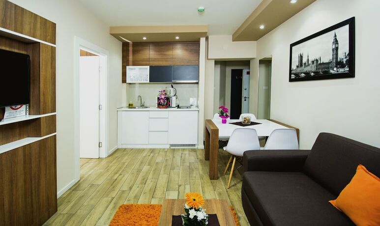 Imagen de la habitación del Hotel Bridge Apart Belgrade. Foto 19