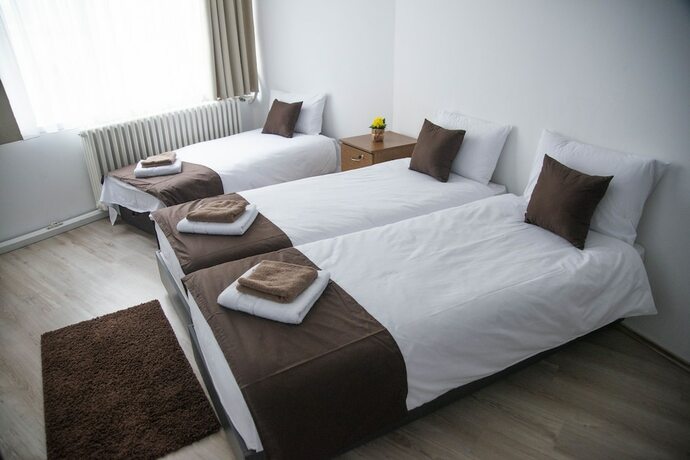 Imagen de la habitación del Hotel Bridge Apart Belgrade. Foto 20