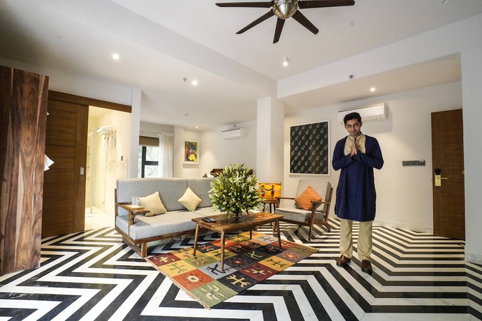 Imagen de la habitación del Hotel Brij Nest, Jaipur - An All Suite Boutique. Foto 10