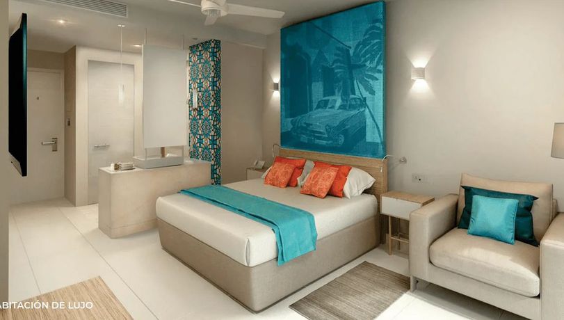 Imagen de la habitación del Hotel Brisas del Malec&oacute;n. Foto 8