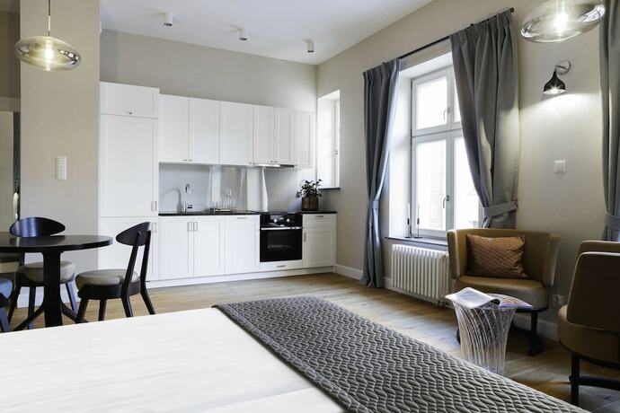 Imagen de la habitación del Hotel Browar Hevelius Apartments. Foto 18