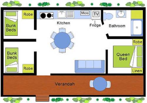 Imagen de la habitación del Hotel Brownhill Creek Tourist Park. Foto 3