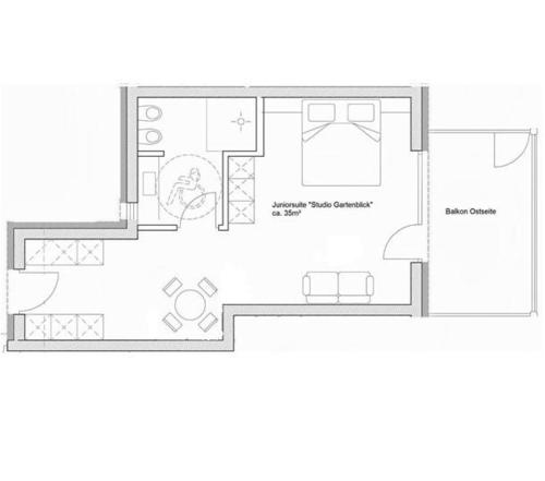Imagen de la habitación del Hotel Br&uuml;hl Suites&Residence. Foto 8
