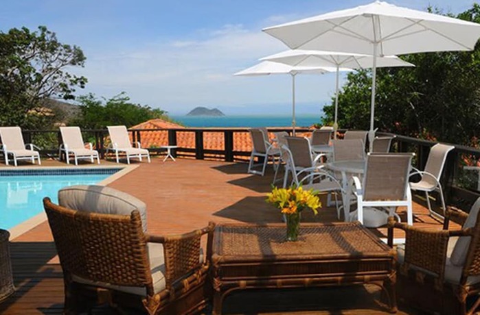 Imagen de la piscina del Hotel B&uacute;zios Mar. Foto 19