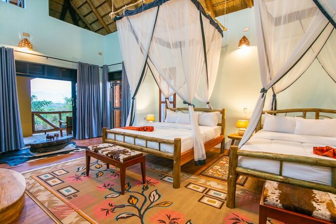 Imagen de la habitación del Hotel Buffalo Safari Lodge, Katunguru. Foto 18