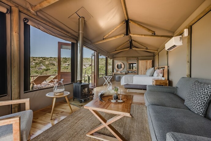 Imagen de la habitación del Hotel Bukela Game Lodge Amakhala Game Reserve. Foto 18
