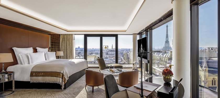 Imagen de la habitación del Hotel Bulgari Paris. Foto 2