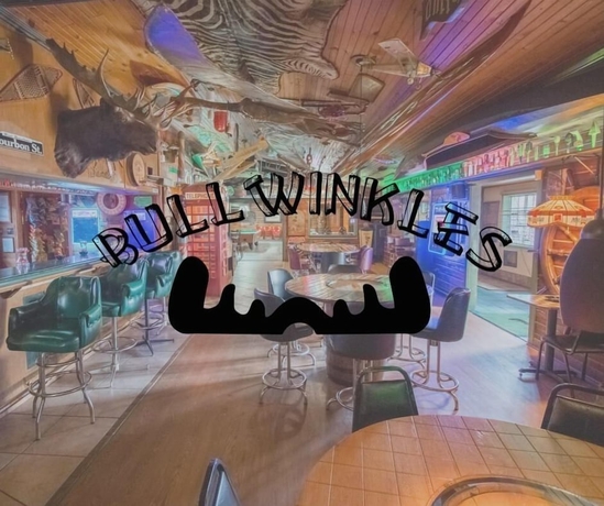 Imagen del bar/restaurante del Hotel Bullwinkles Rustic Lodge. Foto 5