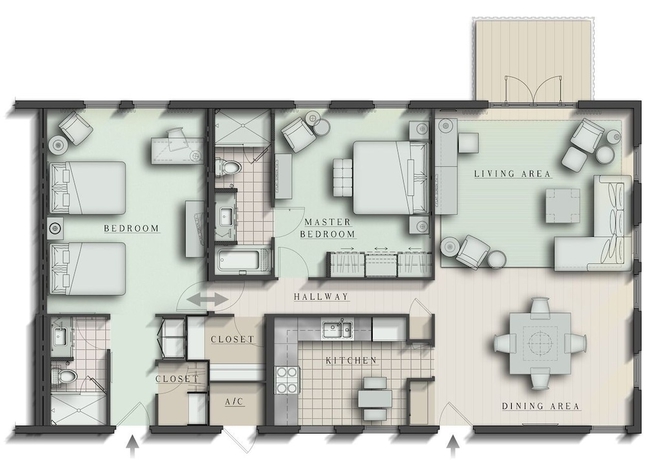 Imagen de la habitación del Hotel Bungalows At The Boca Raton. Foto 4
