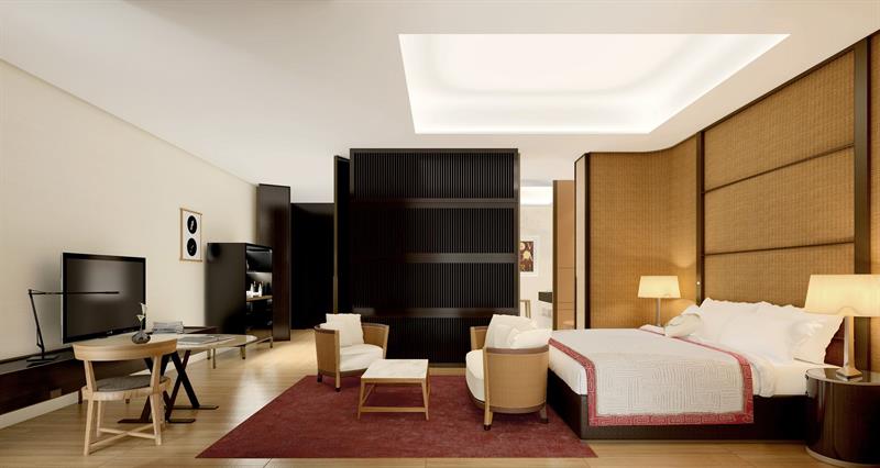 Imagen de la habitación del Hotel Bvlgari Beijing. Foto 3