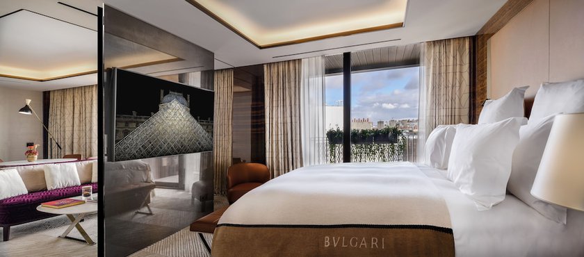 Imagen de la habitación del Hotel Bvlgari Paris. Foto 10