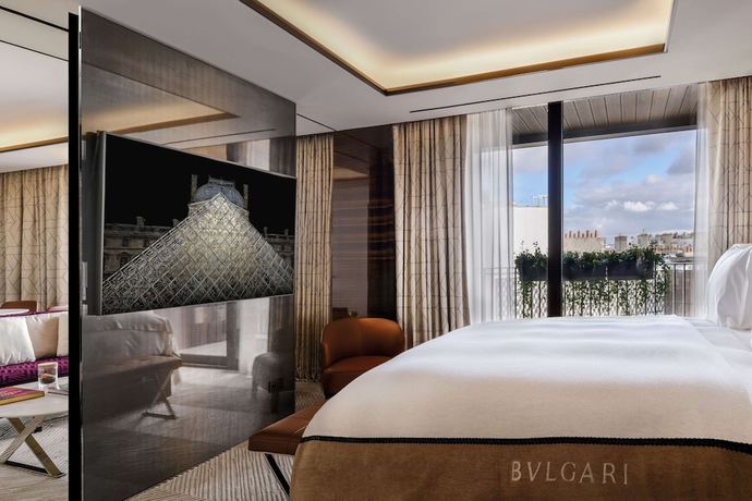 Imagen de la habitación del Hotel Bvlgari Paris. Foto 14