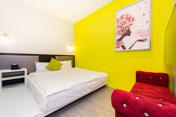 Imagen de la habitación del Hotel CHECKinn Express New Taipei Tamsui. Foto 16