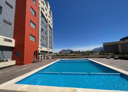 Imagen de la piscina del Hotel CHN Hotel Monterrey Norte, Trademark Collection by Wyndham. Foto 17