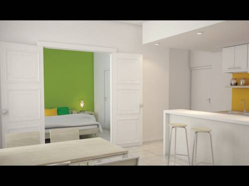 Imagen de la habitación del Hotel CLH Suites Santiago. Foto 4