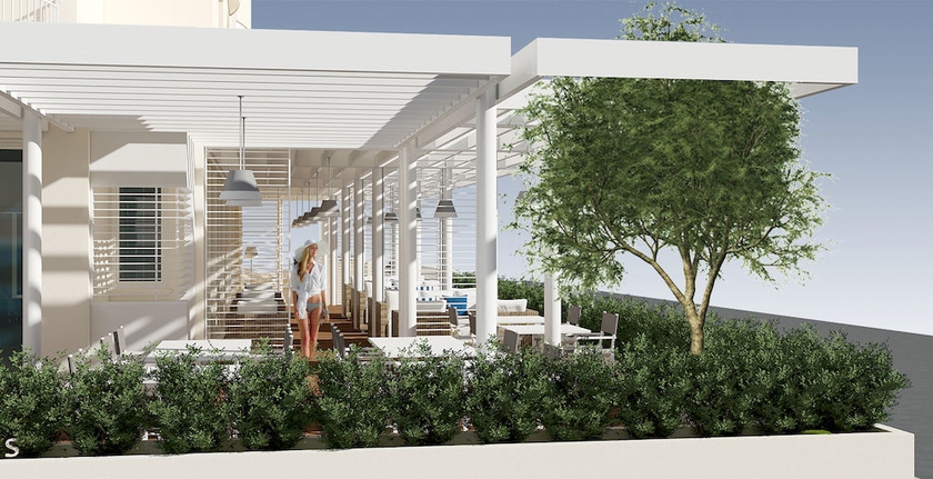 Imagen de los exteriores del Hotel Ca' Bianca, Riccione. Foto 7