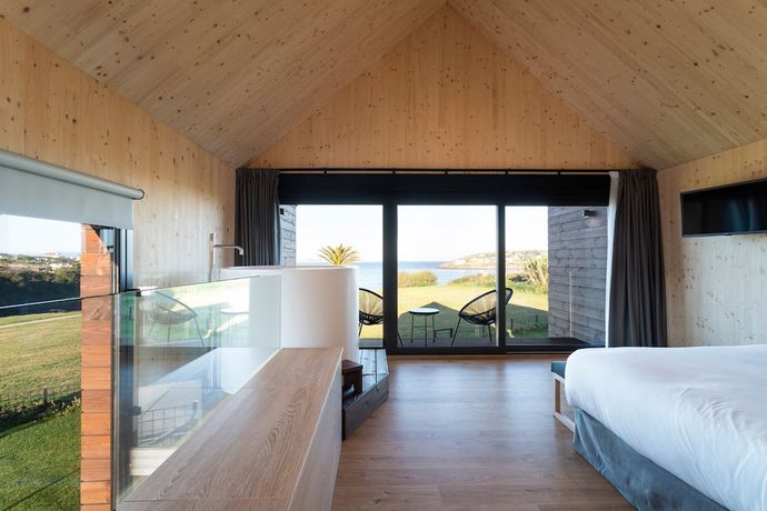 Imagen de la habitación del Hotel Cabañas De Canide. Foto 2