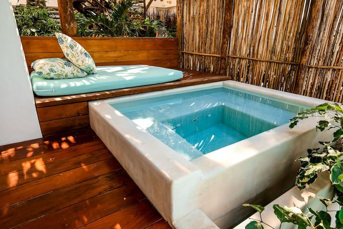 Imagen de la habitación del Hotel Cabañas Tulum Beach and Spa. Foto 3