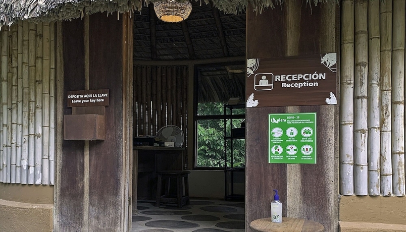 Imagen de los interiores del Hotel Campamento Rio Lacanja. Foto 19