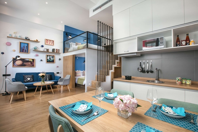 Imagen del bar/restaurante del Hotel Campanile Shanghai Jing An. Foto 2