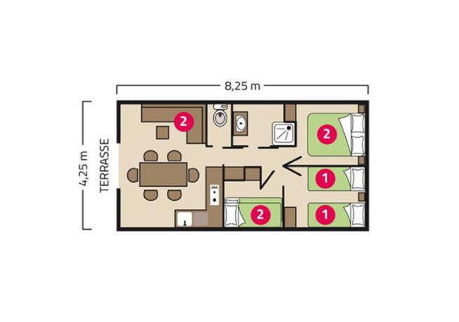 Imagen general del Hotel Camping Capfun La Bretèche. Foto 15