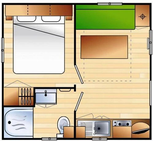 Imagen general del Hotel Camping Les Grillons. Foto 4