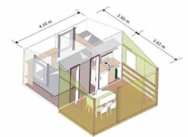 Imagen de la habitación del Hotel Camping de la Chapelette. Foto 11