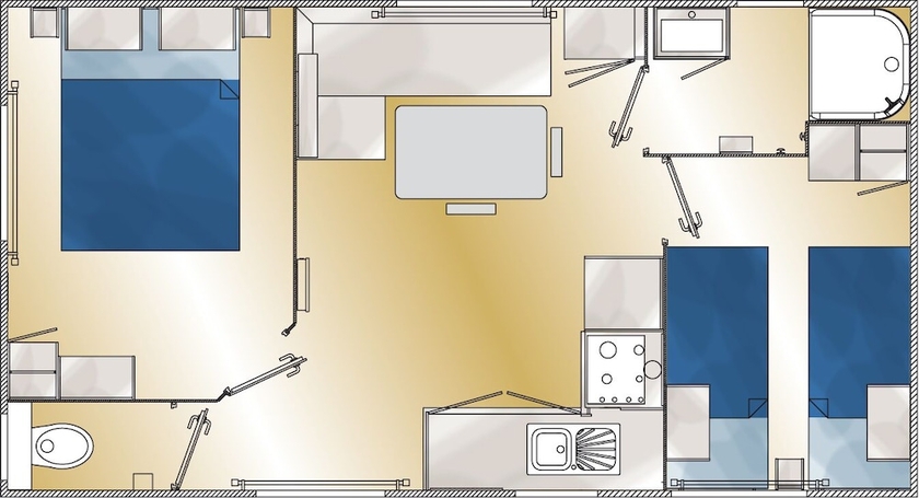 Imagen de la habitación del Hotel Camping du Bord de Mer. Foto 18