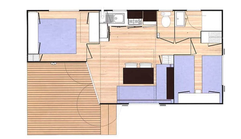 Imagen general del Hotel Camping l\'Agrion bleu - Mobil-home. Foto 8