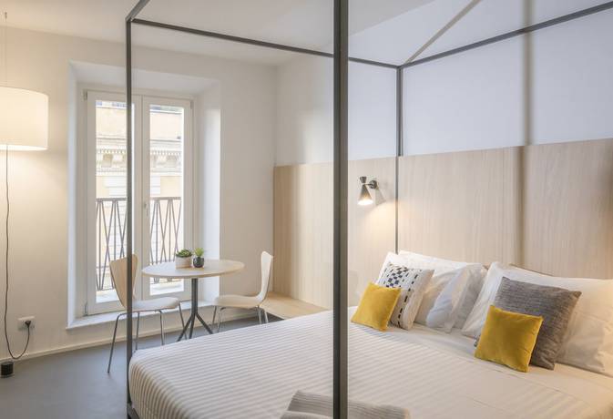 Imagen de la habitación del Hotel Camplus Roma Centro. Foto 7