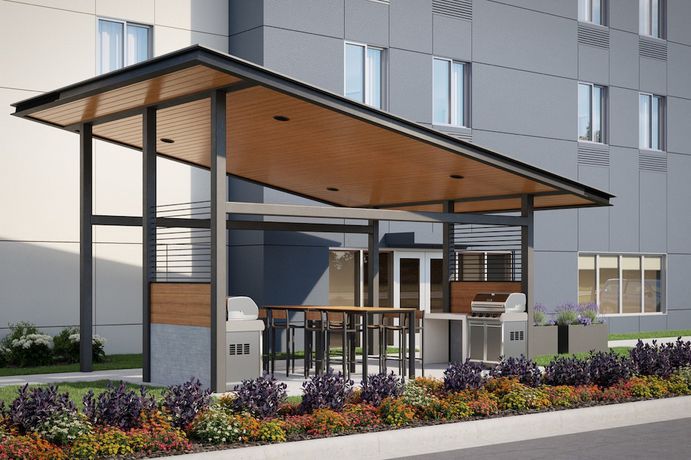 Imagen del bar/restaurante del Hotel Candlewood Suites Kingston West, An Ihg. Foto 4