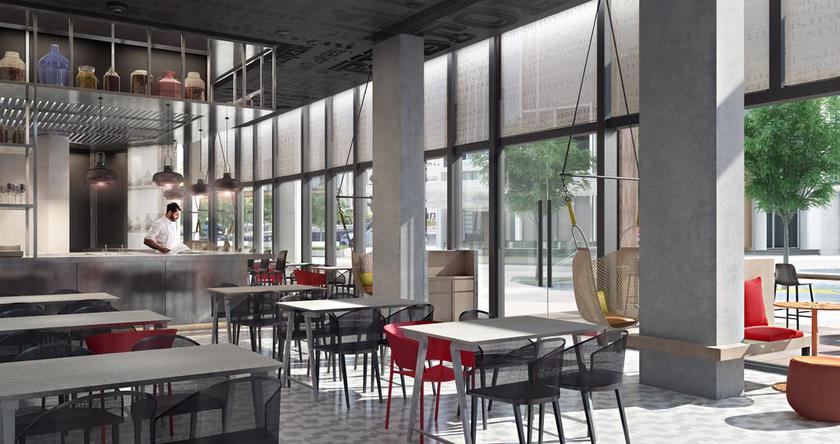 Imagen del bar/restaurante del Hotel Canopy by Hilton Dubai Al Seef. Foto 2