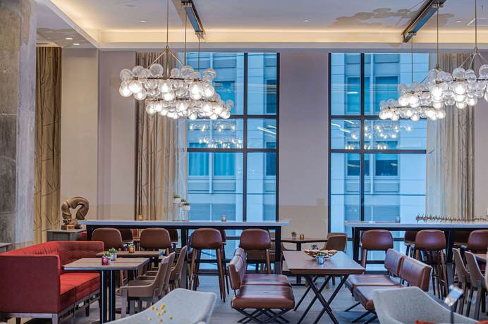 Imagen del bar/restaurante del Hotel Canopy by Hilton Jersey City Arts District. Foto 5